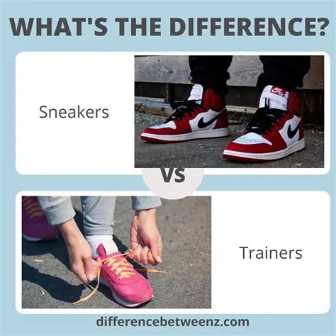 trainers and sneakers difference